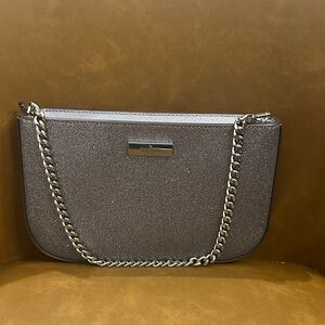 Kate Spade Glitter Clutch with Chain Strap